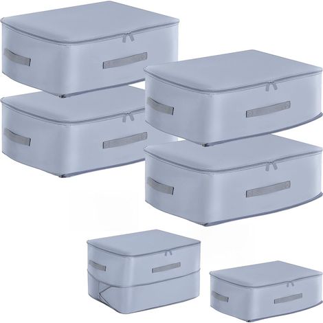 Sac De Rangement - Compression Automatique - En Nylon Résistant - Pour Couettes Et Vêtements - Lot De 4 (1/5)