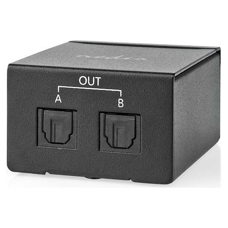 Distribuidor de audio óptico Nedis - Aspl2512bk - Nedis
