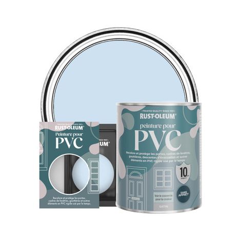 Peinture pour PVC, Finition Satinée - Bleu Poudré (1/3)
