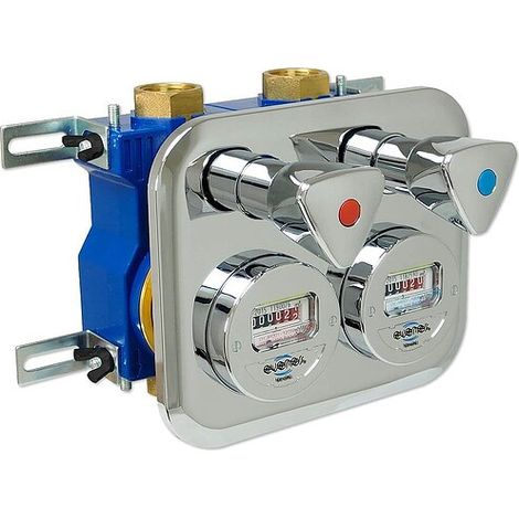 Wasserzähler-Montageblock ZENNER 2'' Komplett-Set 4-teilig - 5 % gespart