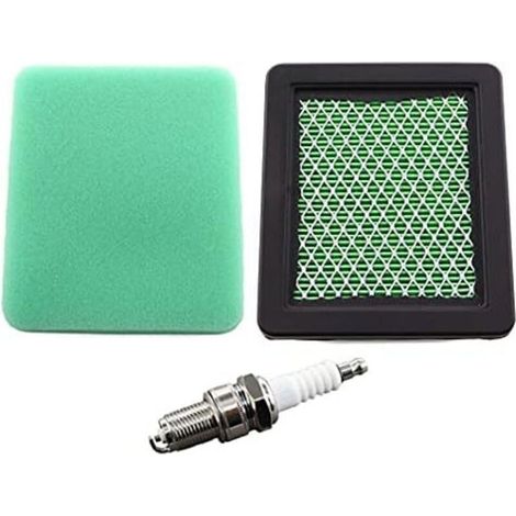 Filtre à air avec préfiltre bougie dallumage pour Honda HRG415 HRG465 HRX426 HRX476 HRX537 HRB425 IZY Tondeuse à gazon 17211-ZL8-023 (1/4)