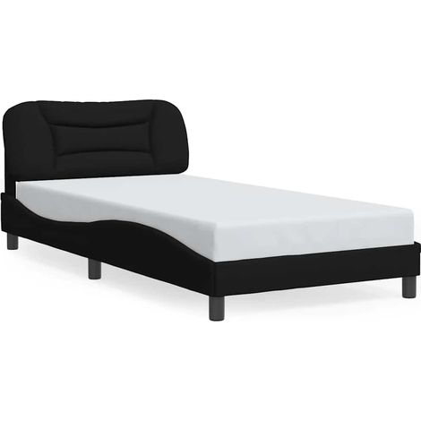 Maison Exclusive - Bettgestell ohne Matratze "Hvar" Schwarz 100x2