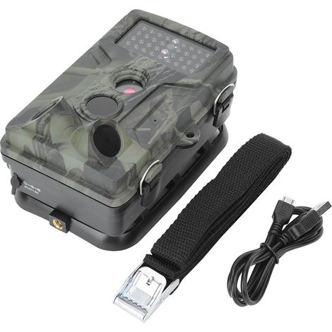 Caméra de chasse extérieure 2 pouces écran TFT HD 8MP vision nocturne caméra de surveillance faune sauvage (1/5)