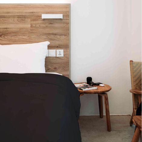 Housse de Couette Unie en 100 % Coton Noir 140x200 cm (1/2)