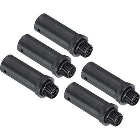 Lot de 5 bouchons de bouchon d'huile pour compresseur d'air, 15,5 mm, bouchon d'aération de rechange pour compresseur d'air commun, noir (1/5)