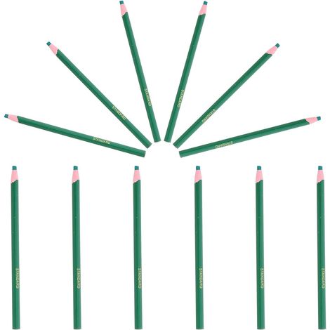 12 Pièces Crayon de Traçage sans Taille pour Dessin Mode, Vert (1/5)