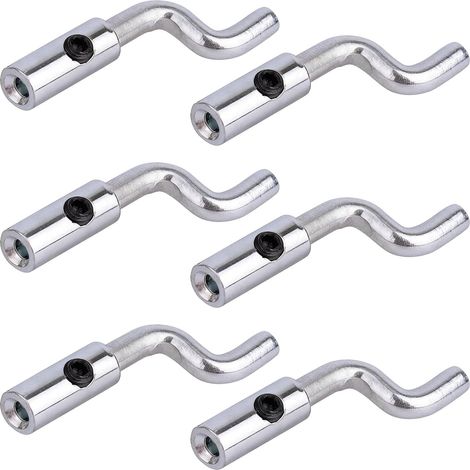 6pcs Câble d'Accélérateur à Coudre en Z, Butée de Câble Universelle avec Tête en Z Réglable pour Tondeuse à Gazon Mini-Moto et Réparation Câbles Frein (1/5)