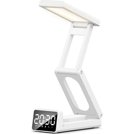 Ce réveil silencieux multifonctionnel est doté d'un design pliable et portable, ainsi que d'une veilleuse, ce qui le rend idéal pour la lecture nocturne et les voyages. (1/5)