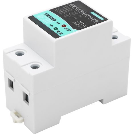 230V 40A Über-/Unterspannungsschutzrelais, automatische Rückstellung, DIN-Schienenmontage, mit Kontrollleuchte (1/5)