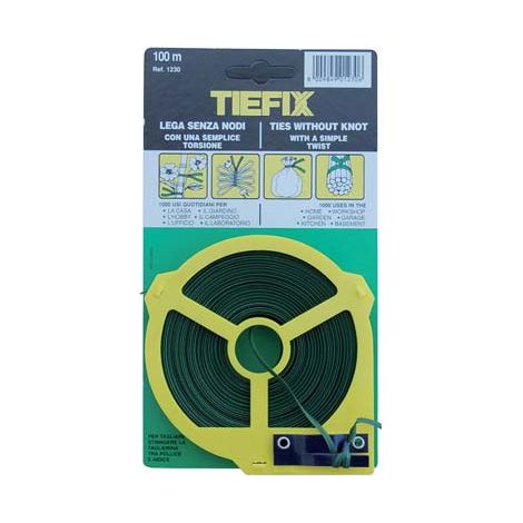 PIATTINA ANIMATA PVC DISPENSER TIEFIX - APERTO MT 100- 40 pezzi