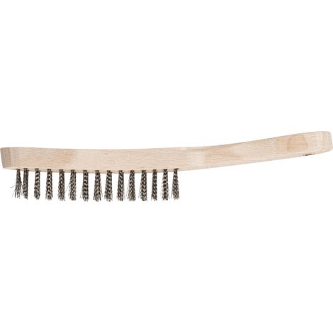 PFERD TOOLS Handbürste HBU 2reihig Edelstahl-Draht-Ø0,30 universell einsetzbar 10 Stk (1/5)