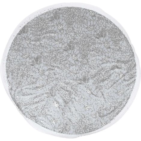 Nappe ronde 180 cm, facile à nettoyer, imperméable, infroissable, antitache et lavable en polyester. (1/5)