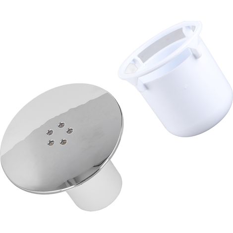 Couvercle de bonde de douche, receveur de douche, bouchon de siphon, remplacement, traitement au chromate, débit rapide (1/5)