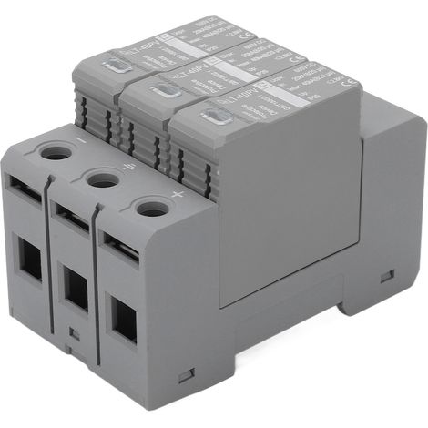 Parafoudre modulaire 3P pour rail DIN, dispositif de protection contre les surtensions basses tensions 600V, conception modulaire (1/5)