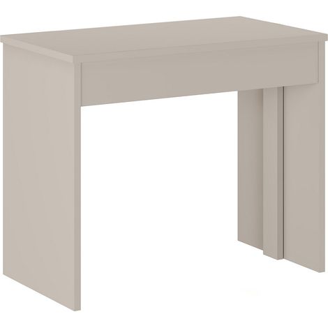 Consolle tavolo allungabile 12 coperti 6 prolunghe Beige - ONEGA