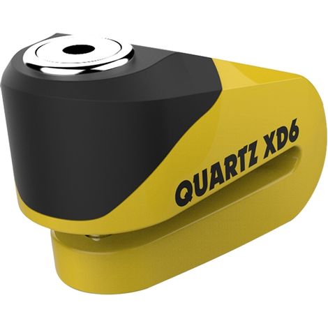 Antivol de disque de frein Oxford Quartz XD6 6 mm Jaune/Noir LK265