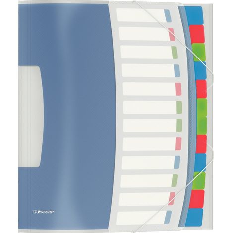 Esselte VIVIDA Trattore Multicolore 12 Separatori A4 (1/4)