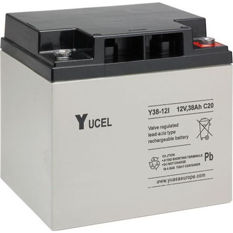 Batterie plomb étanche Y38-12 Yuasa Yucel 12v 38ah (1/2)