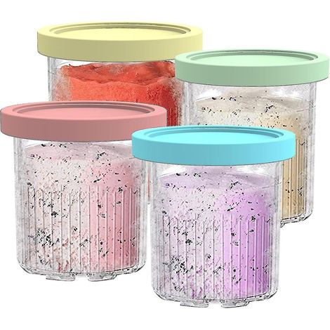 Compatible avec les sorbetières Ninja NC501 et NC500 Series Creami Deluxe, et les récipients Creami de 500 ml.