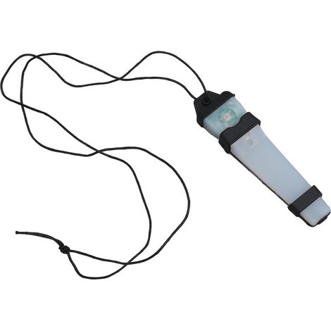 Persönliche Signalleuchte mit Klettverschluss, wasserdicht, 150 mAh, blinkende Sicherheitsleuchte zum Wandern, schwarz mit grünem Licht (1/5)