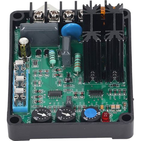 Automatischer Spannungsregler AVR 100-260VAC, stabiles, hitzebeständiges ABS-Modul für Generatoren, zuverlässiges Ersatzteil. (1/5)