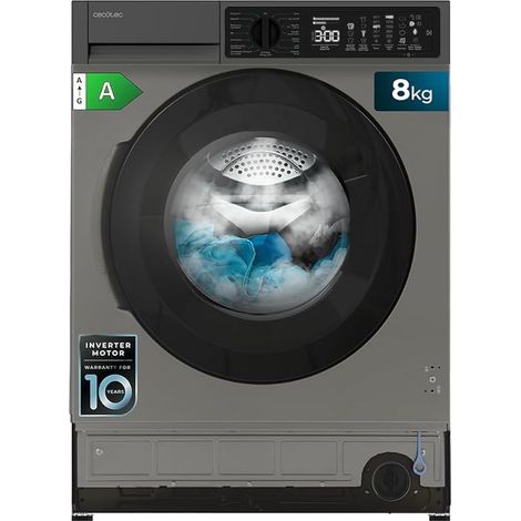 Lavatrice a incasso con capacità di 7 kg e 1350 giri/min, 16 programmi, classe A, motore Inverter Plus e SteamMax.