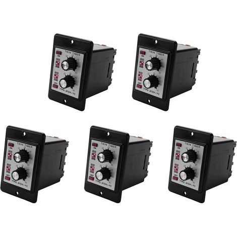 Convient pour le raccordement électrique du panneau de relais temporisé marche/arrêt à 5 canaux ATDV-YC 6S-60M AC 110/220V
