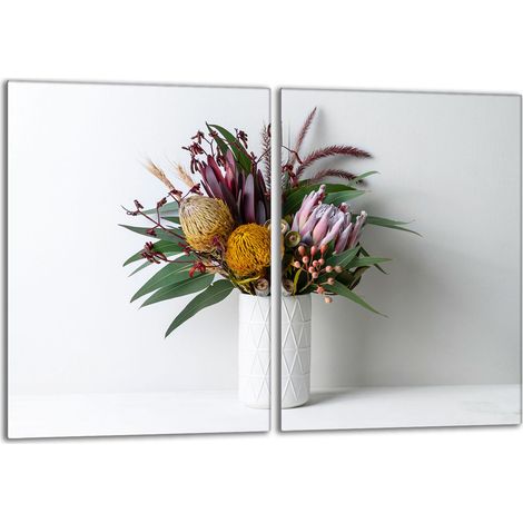Protector de cristal para estufa 2x40x52 Flores (1/5)