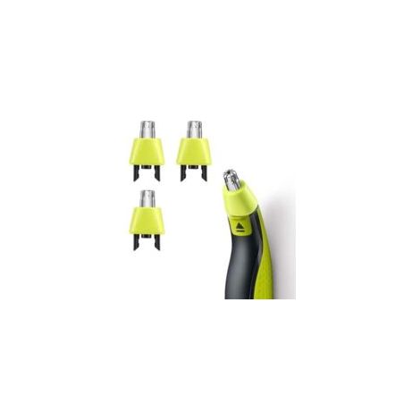 Ersatzkopf für Nasenhaartrimmer mit Einzelklinge QP2520/90, QP6510/70, QP6530/70, QP652070, Dreierpack - Crezuo