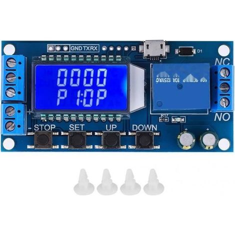 Module relais temporisé 5 V CC, 12 V, 24 minuterie de (1/5)