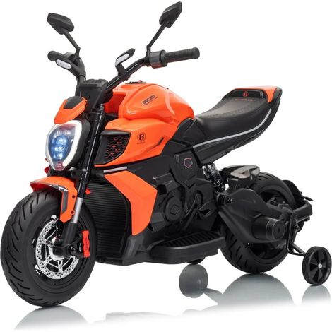 Ducati x Bentley Diavel V4 - Moto Eléctrica para Niños 12V - 3 a 6 Años - Batería de litio - Naranja (1/5)