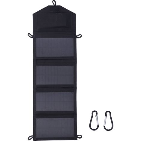 Chargeur solaire pliable 10 W à haut rendement de conversion pour automobiles et motos (1/5)