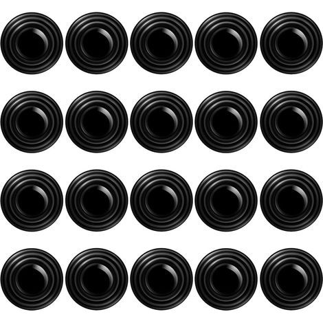 Pack of 20 rubber shock absorbers for car doors, shock absorber seals, anti-collision parts and accessories (1/5)