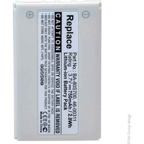 NX - Batterie lecteur codes barres 3.7V 750mAh - 46-00311BA-80S70010084533-KB (1/3)