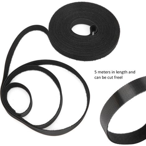 Ruban adhésif Velcro double face pour câbles en extérieur