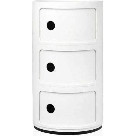 Kartell Componibili Aufbewahrungsmöbel weiß 58,5 cm