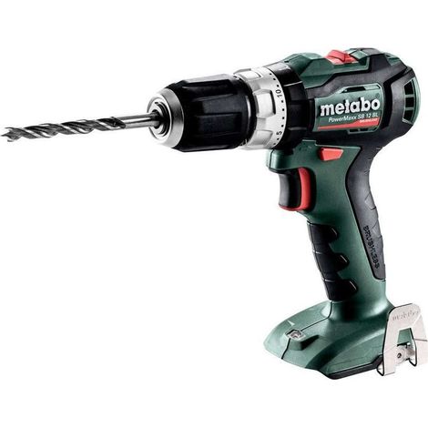Metabo - Taladro con atornillador de impacto a batería, de 12 V, sin batería ni cargador 601077890 (1/3)