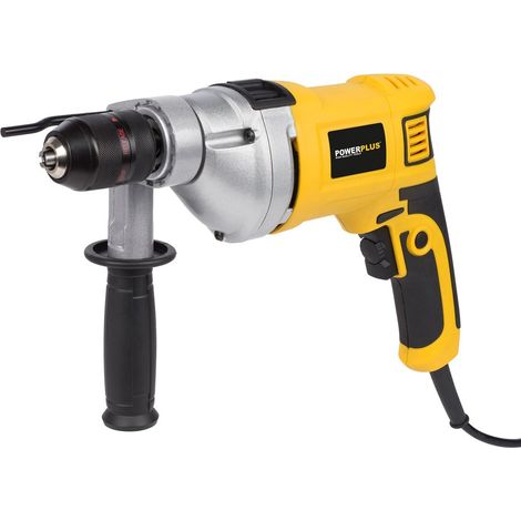 Taladro 850w percut+electr. Automatico powx0270 powerplus (1/5)