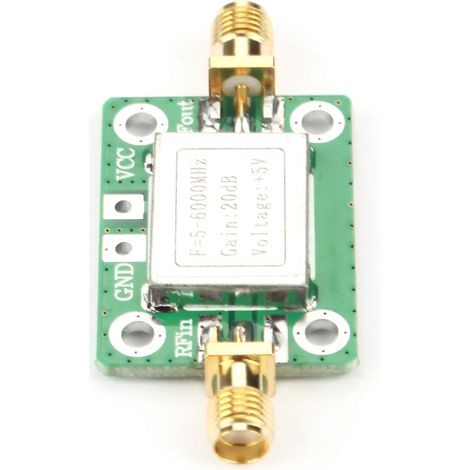 Breitband-HF-Leistungsverstärker (5 MHz–6 GHz), 20 dB Verstärkung, mit abgeschirmtem Gehäuse (1/5)