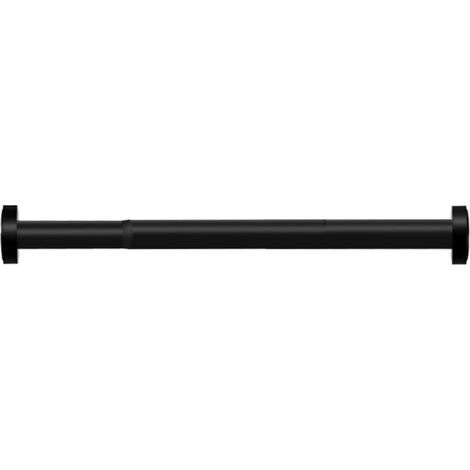 2 pièces , Tringle télescopique sans perforation, tringle à linge en métal, tringle à rideau, tringle à rideau de douche, extensible jusqu'à 80 cm (1/5)