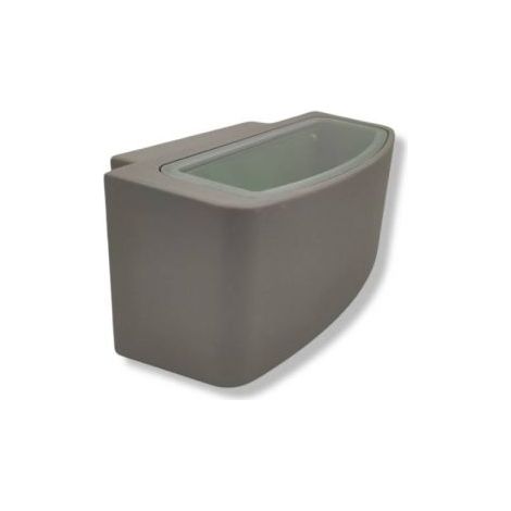 Applique a parete per esterno IP65 con attacco E27 luce lampada da muro Grigio