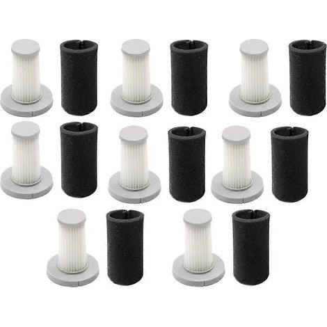 Ensemble de 8 filtres HEPA, éponge et coton pour aspirateur, accessoires de rechange compatibles avec Deerma-AquaForge. (1/5)