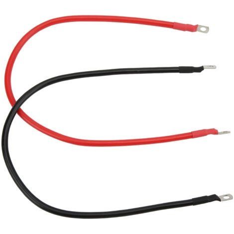 2PCS 8AWG Isolation Thermique Batterie Onduleur Câblage Harnais PVC Onduleur Harnais pour ATV Voiture Bateau (1/5)