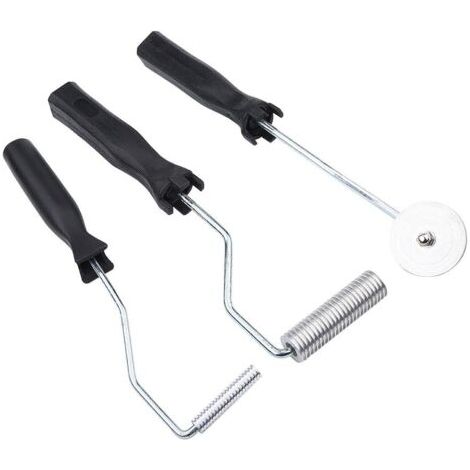 Pair - Rouleau débulleur 3pcs – Outils en aluminium pour résine – Longueur 31 cm – Tête de rouleau 50/70 mm – Nettoyage des bulles d'air (1/4)