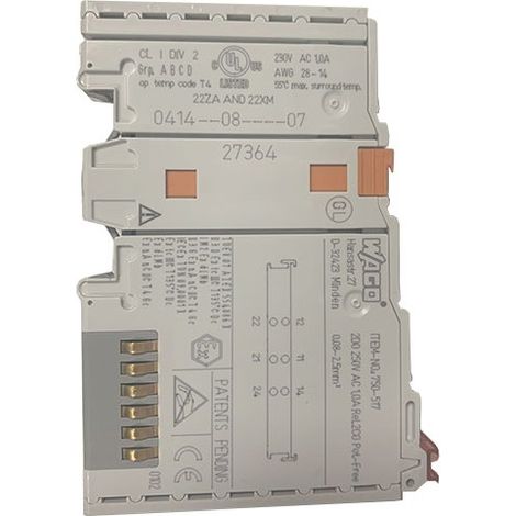 Wago 750-402 PLC digital input module 24VDC 4 inputs