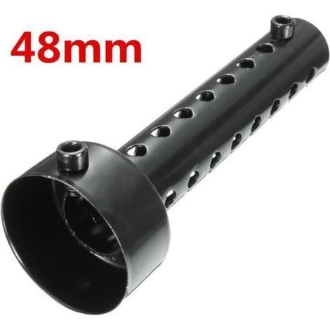 NEUFU 1x Silenziatore universale per scarico moto DB-Killer, diametro maggiorato 4,8 (1/4)