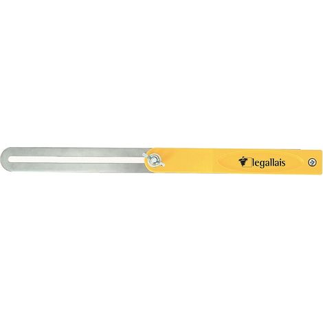 Fausse équerre à coulisse 30 cm - talon plastique Ilette - SOFOP (1/3)