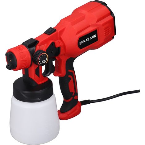 Pistolet à peinture portable à jet divisé haute pression pour la peinture de meubles et d'armoires, 550 W, 800 ml, prise UE, 220 V (1/5)