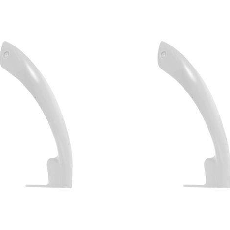 2 poignées de porte en plastique compatibles pour réfrigérateurs LG - Poignées de porte de congélateur de rechange (1/5)