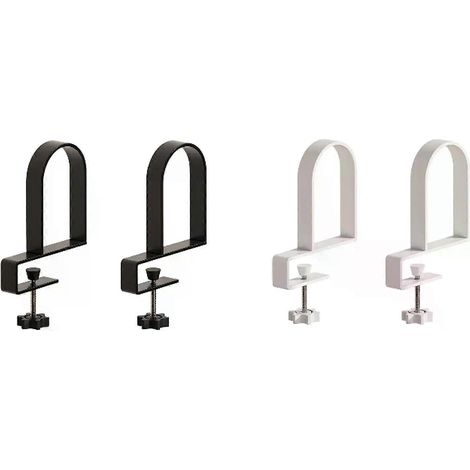 2 Stück Buchstützen für Regale, rutschfest, robust, aus Metall, moderne Buchorganisatoren, Klemmstopper für Arbeitszimmerregale, Büro (1/4)